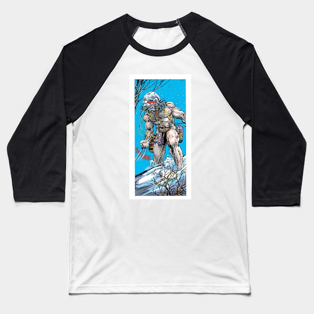 Weapon X: Let it snow Baseball T-Shirt by SkipBroTees